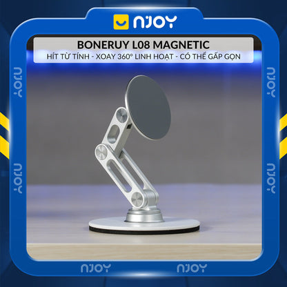 Giá Đỡ Điện Thoại Magsafe Boneruy Xoay 360 Độ Hợp Kim Nhôm Chắc Chắn L08 Mini C