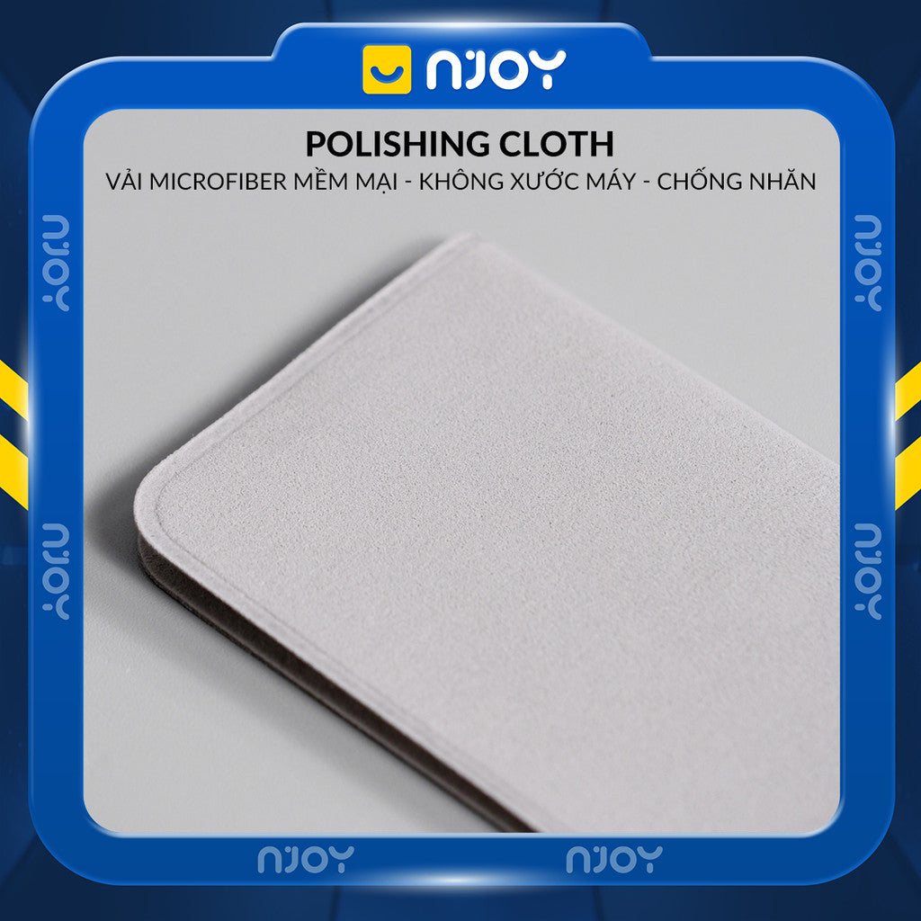 Khăn Lau Màn Hình Microfiber Hai Mặt Cho Màn Hình Điện Thoại Laptop Máy Tính Apple Samsung