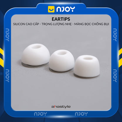 Bộ Nút Đệm Núm Silicon Ahastyle Có Lưới Chống Bụi Thay Thế Cho Airpods Pro 3 2