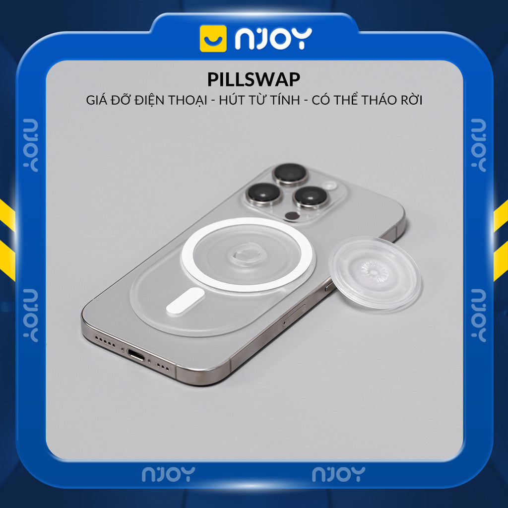 Giá Đỡ Điện Thoại Popsocket Magsafe Nhỏ Gọn Có Thể Tháo Rời Cho Điện Thoại iPhone Samsung