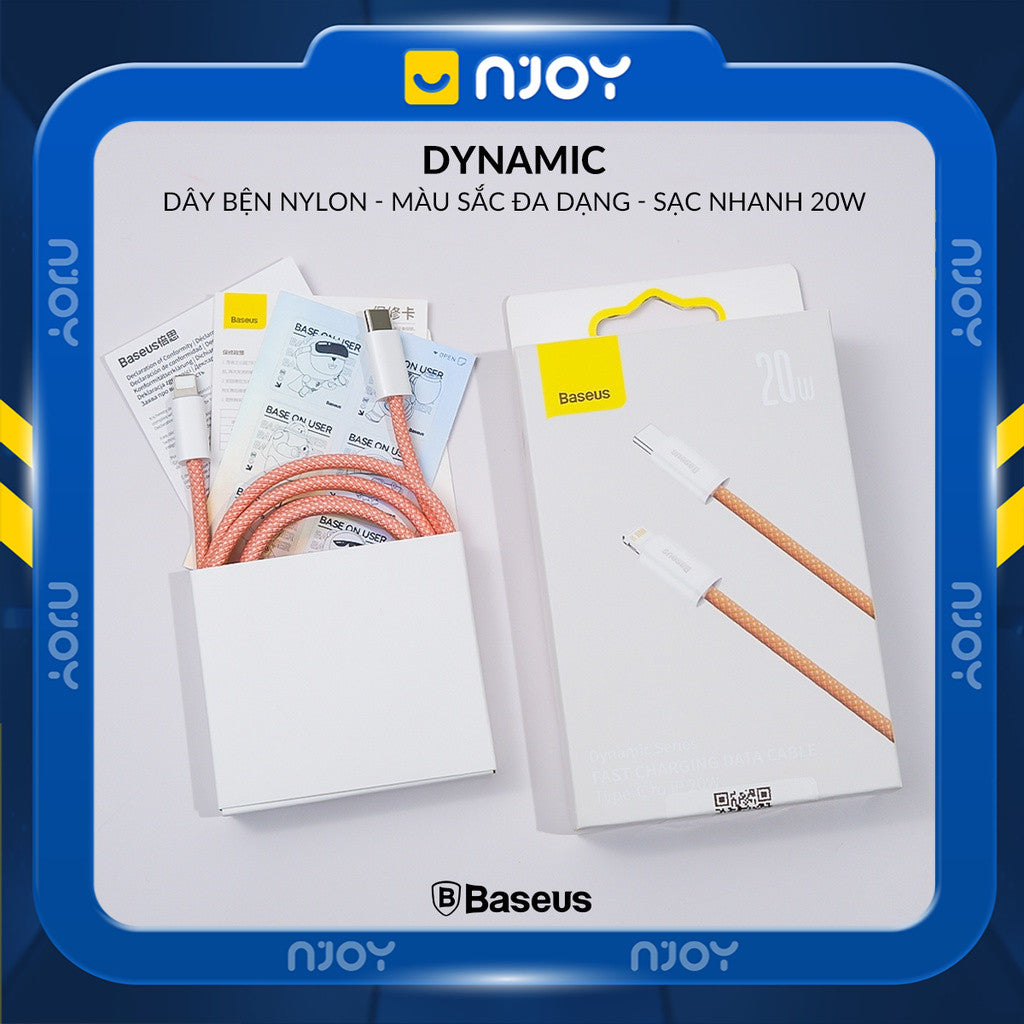 Cáp Sạc Nhanh 20W Baseus Type C to Lightning Cho iPhone 14 Pro Max 13 12 11