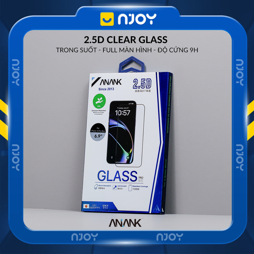 Kính Cường Lực Anank Chống Nhìn Trộm Cho iPhone 17 Pro Max 16 15 14 13 12 11
