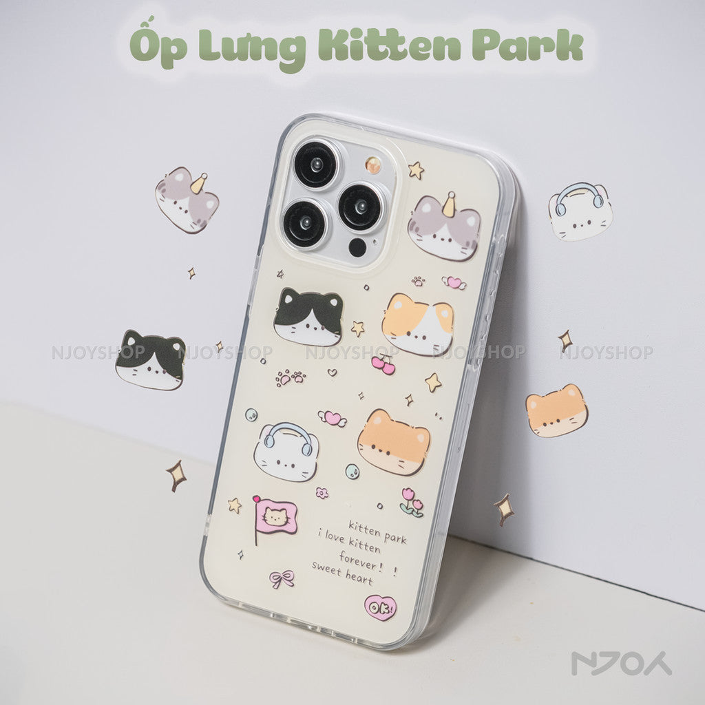 Ốp Lưng In Hình Mèo Dễ Thương Silicon Dẻo Cho Điện Thoại iPhone 11 12 13 14 15 16 17 18 Pro Max