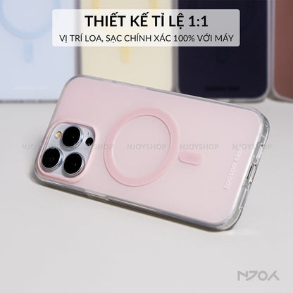 Ốp Magsafe Lưng Nhám Chống Bẩn Màu Pastel Cho iPhone 17 Pro Max 16 15 14 13 12
