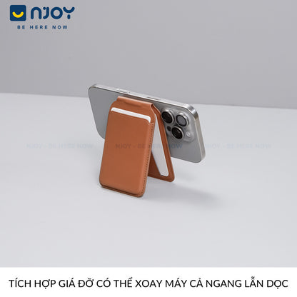 Ví Đựng Thẻ Magsafe Không Dây Cho Điện Thoại iPhone Samsung Huawei Xiaomi