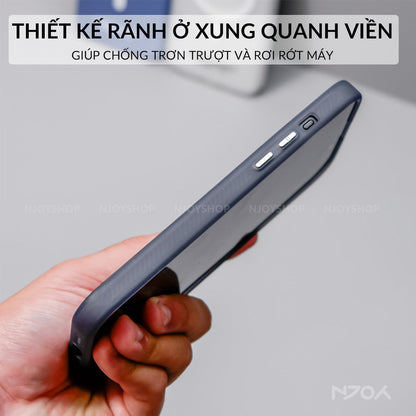Ốp Magsafe Nhám Mờ Chống Vân Tay Cho iPhone 12 13 14 15 Pro Max