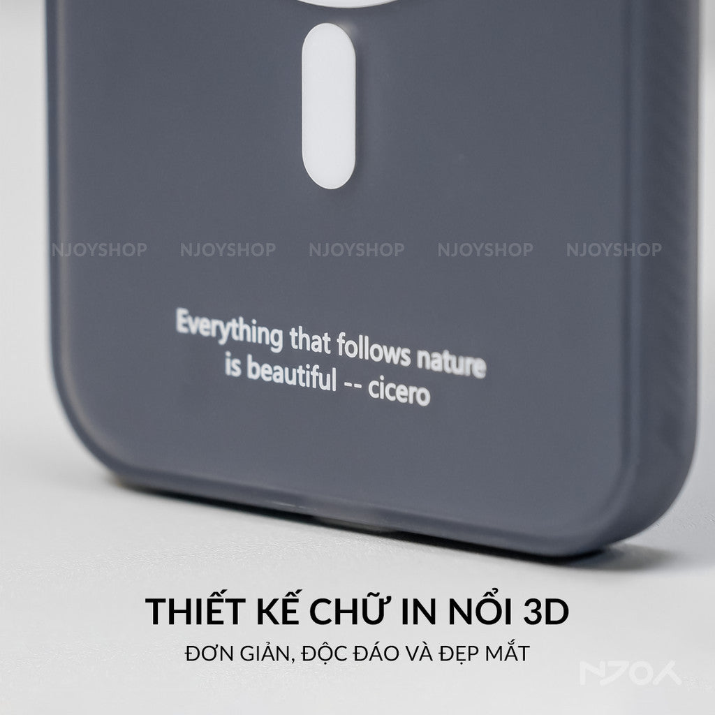 Ốp Magsafe Nhám Mờ Chống Vân Tay Cho iPhone 12 13 14 15 Pro Max