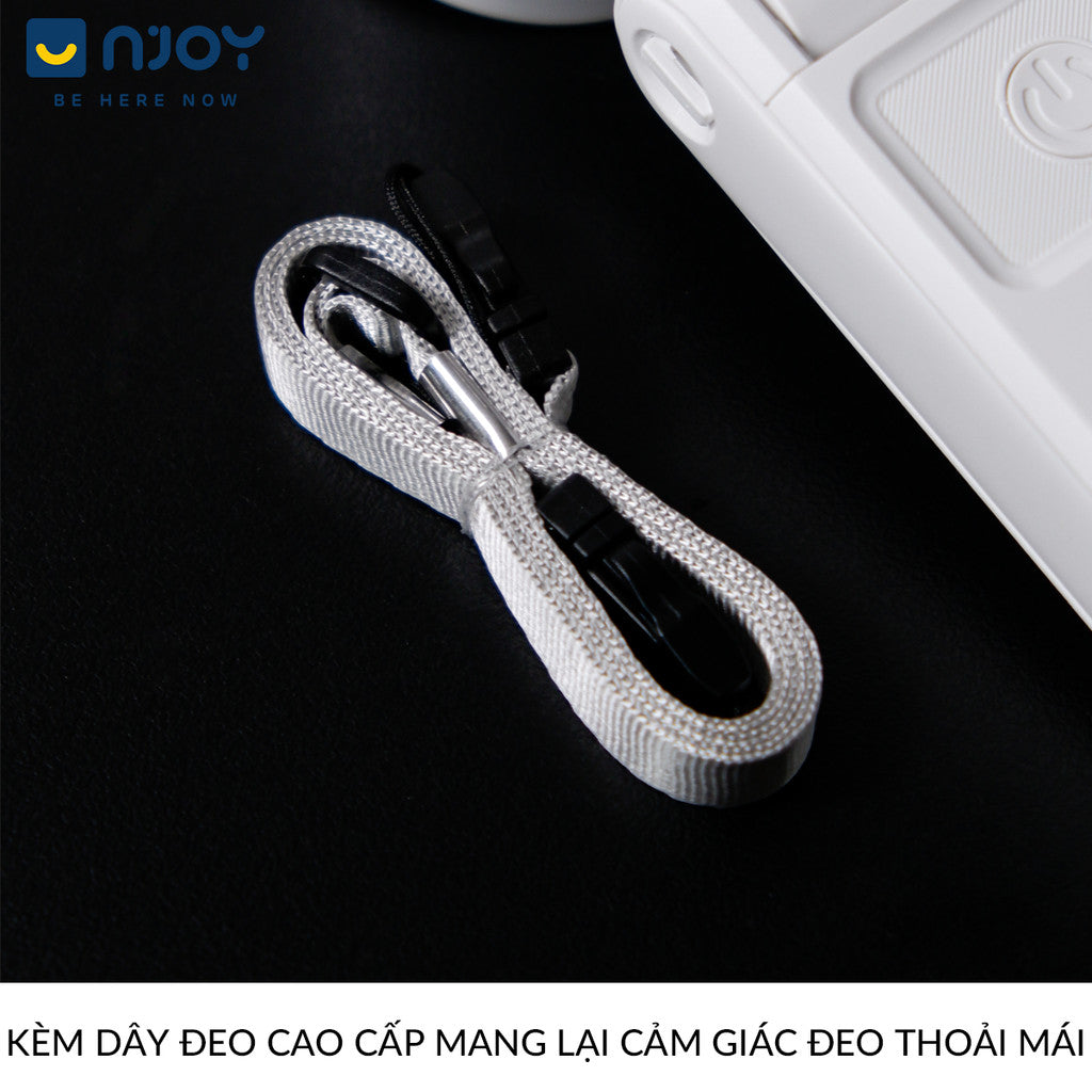 Quạt Cầm Tay Mini Siêu Nhỏ Gọn Chống Ồn Sạc Tích Điện Type C Pin Dung Lượng Lớn Màn Hình LCD