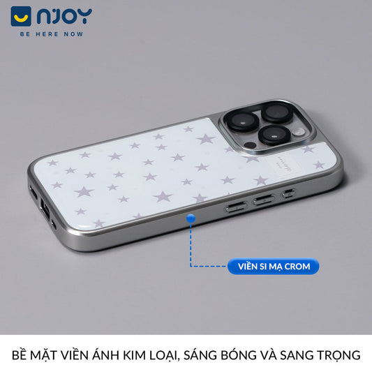 Ốp In Hình Viền Si Mạ Crom Tráng Gương Bảo Vệ Camera Cho Điện Thoại iPhone 17 Pro Max 16 15 14 13