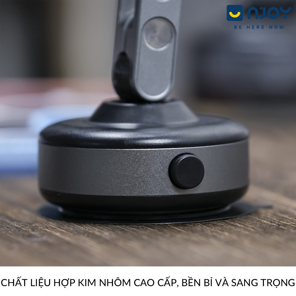 Giá Đỡ Nam Châm Cao Cấp Hít Tự Động Nhỏ Gọn Khớp Xoay Nhẹ Cho Ô Tô Bàn Làm Việc Điện Thoại