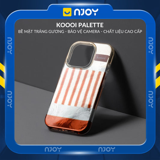 Ốp Lưng Sọc Phản Quang Palette Bảo Vệ Camera Cho Điện Thoại iPhone 17 Pro Max 16 15 14 13 12