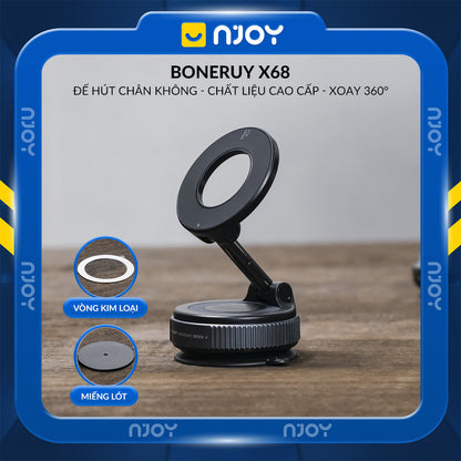 Giá Đỡ Điện Thoại Hít Chân Không Nhỏ Gọn Có Thể Gấp Gọn Cho Xe Hơi Ô Tô Bàn Làm Việc