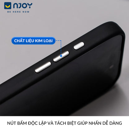 Ốp Nhám Chống Bẩn Magsafe Viền Dẻo Cao Cấp Cho Điện Thoại iPhone 16 Pro Max 15