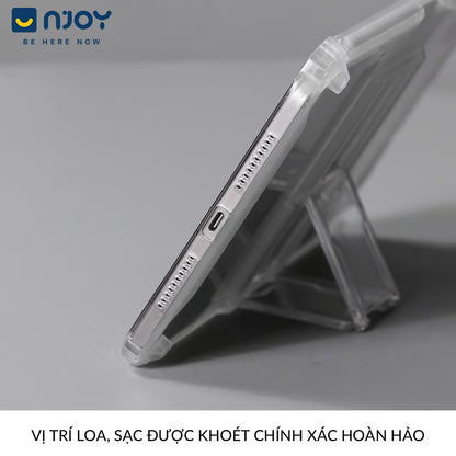 Ốp Trong Suốt Chống Sốc Kiêm Giá Đỡ Cho iPad Air 4 5 6 7 Pro M4 M2 M1 Gen 7 8 9 10 11 Mini 6 7