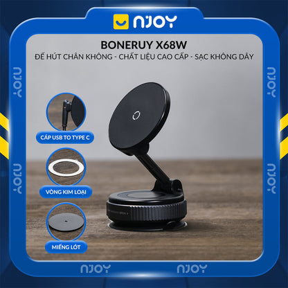 Giá Đỡ Điện Thoại Hít Chân Không Nhỏ Gọn Có Thể Gấp Gọn Cho Xe Hơi Ô Tô Bàn Làm Việc