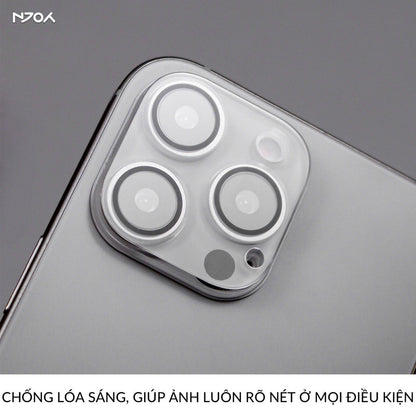 Cường Lực Camera Anank AR Trong Suốt Độ Cứng 9H Cho iPhone 17 Pro Max 16 15 14 13 12