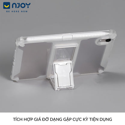 Ốp Trong Suốt Chống Sốc Kiêm Giá Đỡ Cho iPad Air 4 5 6 7 Pro M4 M2 M1 Gen 7 8 9 10 11 Mini 6 7