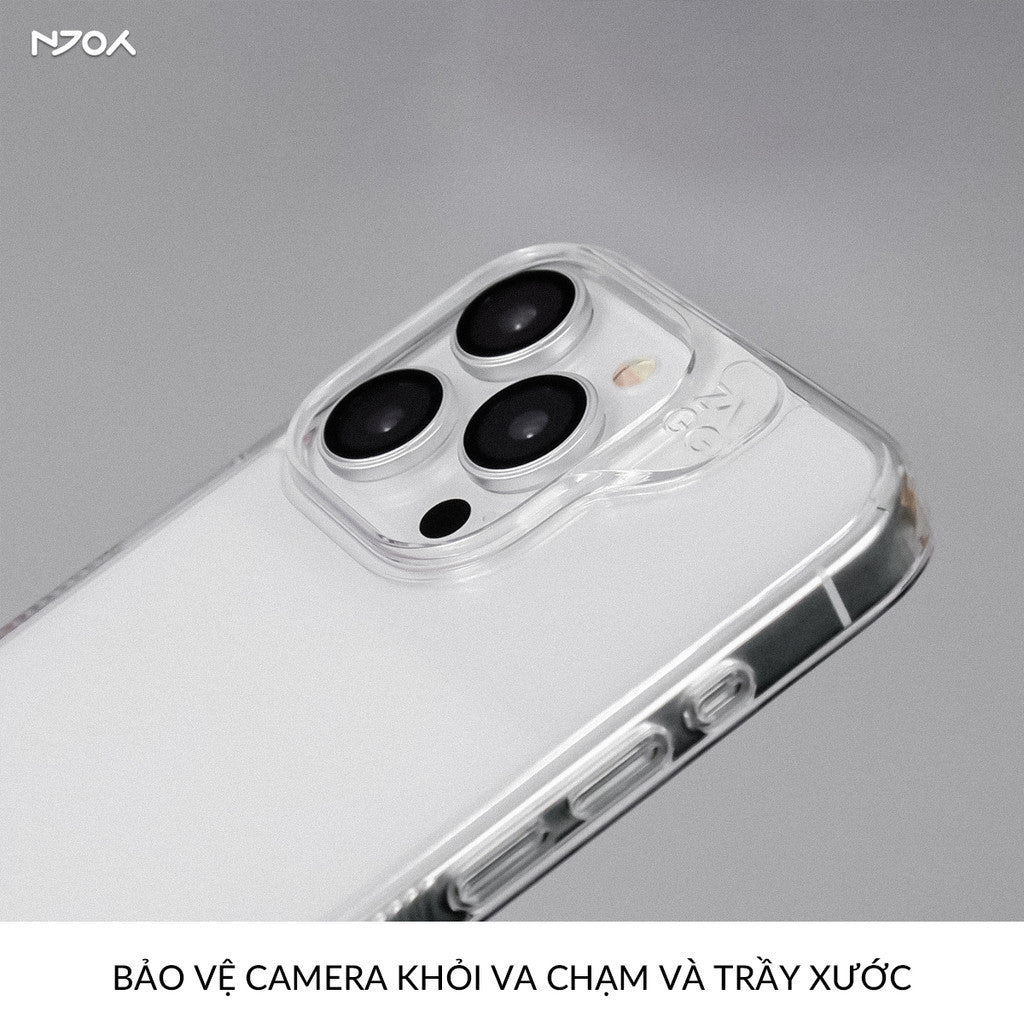 Ốp Trong Suốt ZAGG Chống Sốc Bảo Vệ Camera Cho iPhone 16 Pro Max 15 14