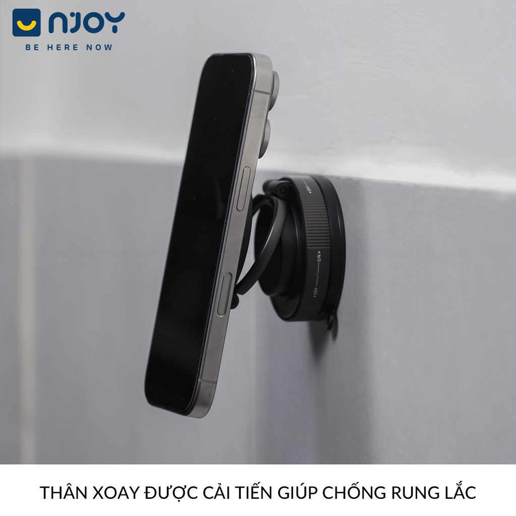Giá Đỡ Điện Thoại Hít Nam Châm Chân Không Nhỏ Gọn Tiện Lợi Cho Điện Thoại iPhone Ô Tô