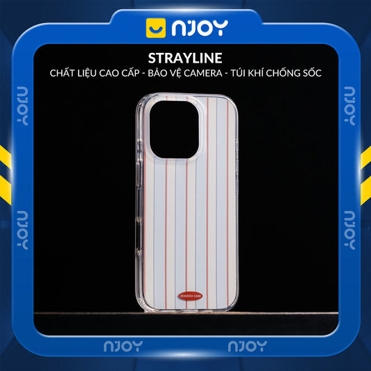 Ốp Lưng Art Minimal Sọc Thẳng Có Túi Khí Chống Sốc Cho Điện Thoại iPhone 17 Pro Max 16 15 14 13