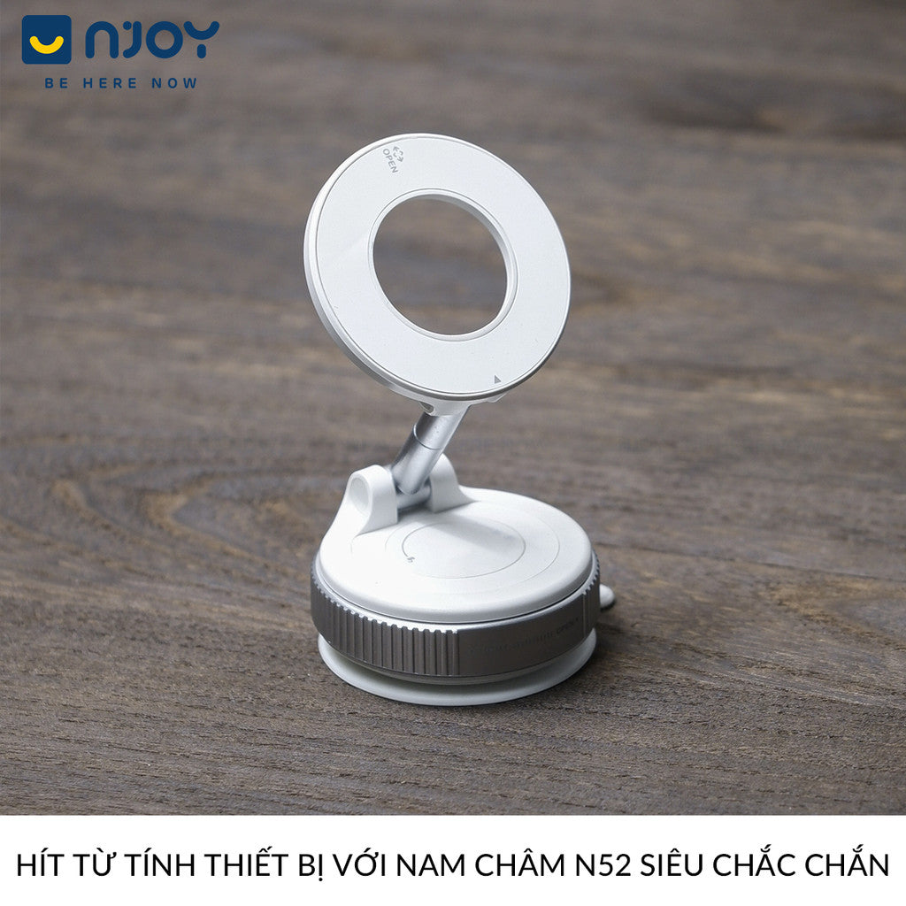 Giá Đỡ Điện Thoại Hít Chân Không Nhỏ Gọn Có Thể Gấp Gọn Cho Xe Hơi Ô Tô Bàn Làm Việc