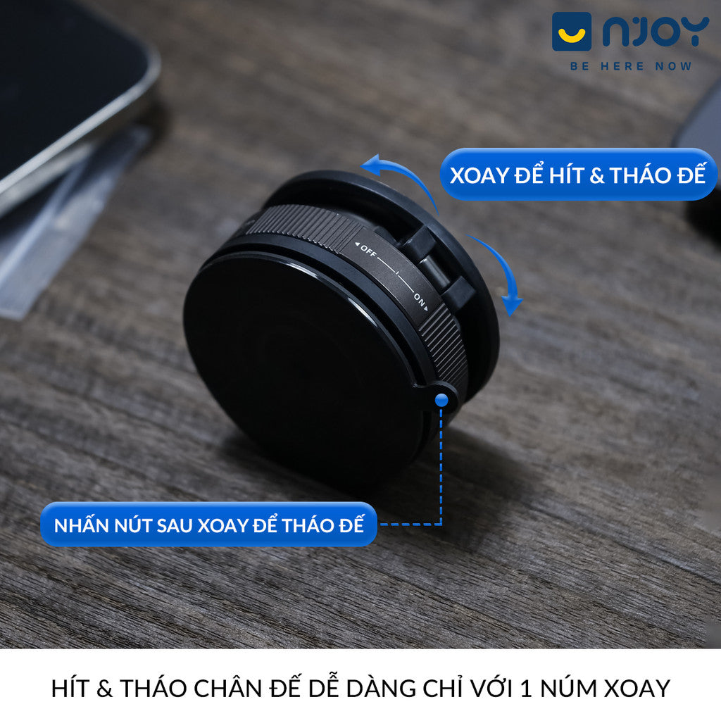 Giá Đỡ Điện Thoại Hít Nam Châm Chân Không Nhỏ Gọn Tiện Lợi Cho Điện Thoại iPhone Ô Tô