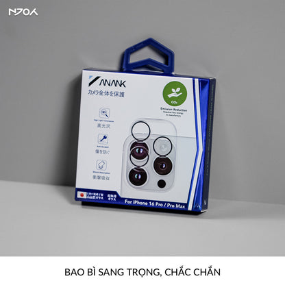 Cường Lực Camera Anank AR Trong Suốt Độ Cứng 9H Cho iPhone 17 Pro Max 16 15 14 13 12