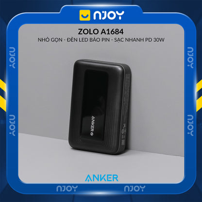 Sạc Dự Phòng Anker 10000mAh Magsafe 30W CCC Cho Điện Thoại iPhone 16 Pro Max 15 14 13