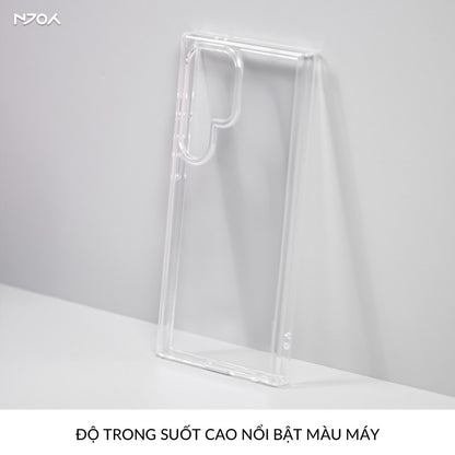 Ốp Lưng Trong Suốt Likgus Bảo Vệ Camera Viền Dẻo Lưng Cứng Cho Samsung S25 Ultra S24 Ultra