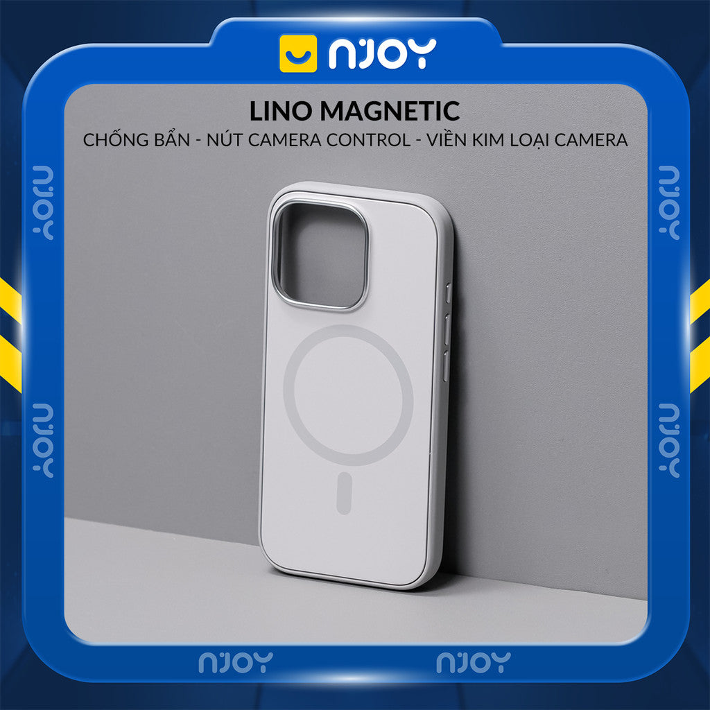 Ốp Nhám Chống Bẩn Magsafe Viền Dẻo Cao Cấp Cho Điện Thoại iPhone 16 Pro Max 15