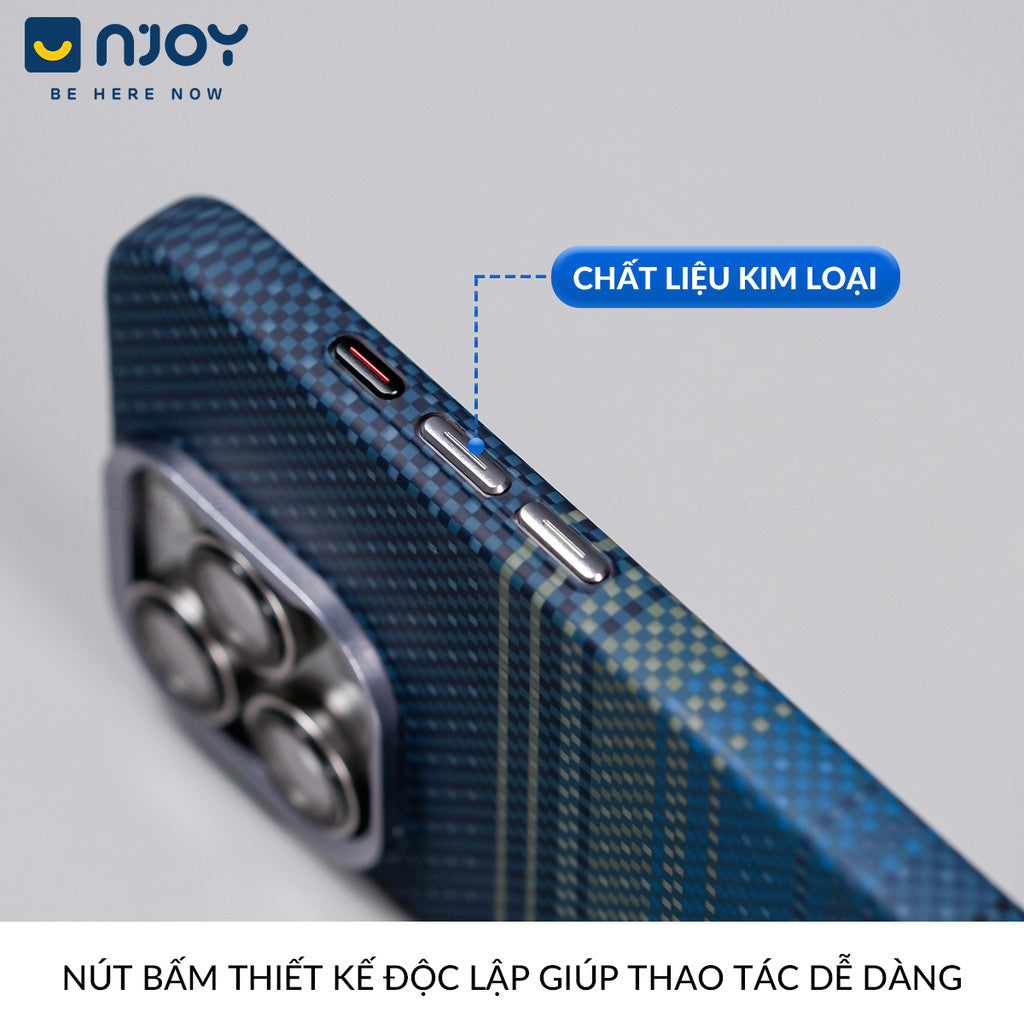 Ốp Carbon Magsafe Siêu Mỏng Họa Tiết 3D Nổi Cho Điện Thoại iPhone 16 Pro Max 15 14 13