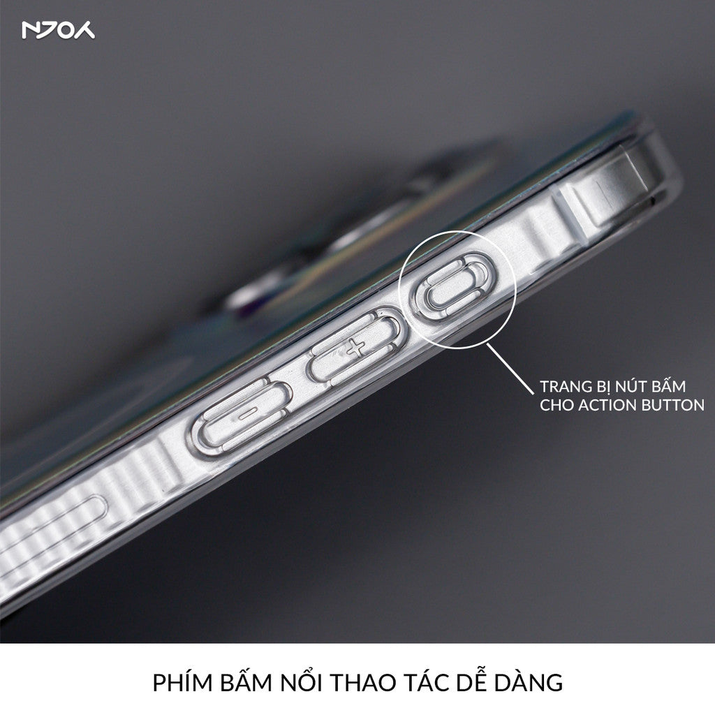 Ốp Magsafe Lưng Nhám Phản Quang Cho iPhone 16 Pro Max 15 14 13 12 11