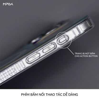 Ốp Magsafe Lưng Nhám Phản Quang Cho iPhone 16 Pro Max 15 14 13 12 11