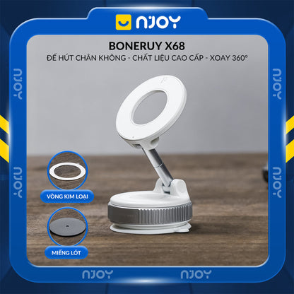 Giá Đỡ Điện Thoại Hít Chân Không Nhỏ Gọn Có Thể Gấp Gọn Cho Xe Hơi Ô Tô Bàn Làm Việc