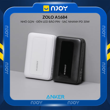 Sạc Dự Phòng Anker 10000mAh Magsafe 30W CCC Cho Điện Thoại iPhone 16 Pro Max 15 14 13
