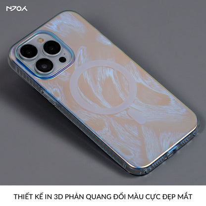 Ốp Magsafe Lưng Nhám Phản Quang Cho iPhone 16 Pro Max 15 14 13 12 11