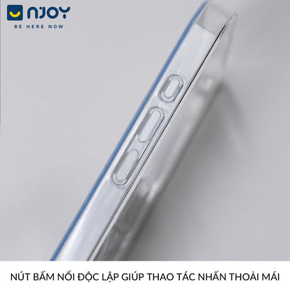 Ốp Lưng Nơ Chấm Bi Màu Xanh Dễ Thương Bảo Vệ Camera Cho Điện Thoại iPhone 17 Pro Max 16 15 14 13 12