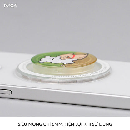 Giá Đỡ Điện Thoại Popsocket In Hình Gấu Dễ Thương Hít Từ Tính Cho Điện Thoại iPhone Samsung Njoyshop