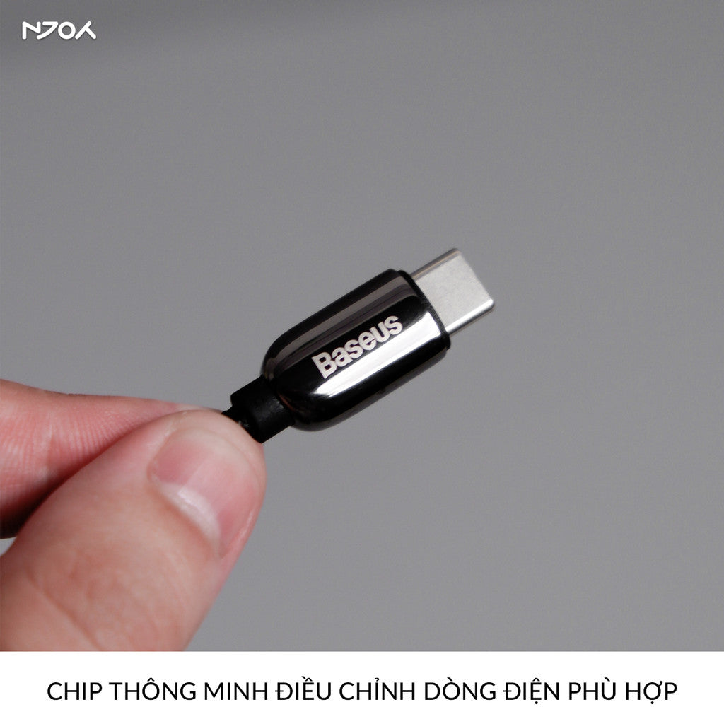 Cáp Sạc Nhanh 20W Baseus Có Màn Hình Led Type C to Lightning Cho iPhone