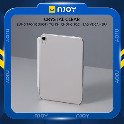Ốp Trong Suốt Chống Sốc Kiêm Giá Đỡ Cho iPad Air 4 5 6 7 Pro M4 M2 M1 Gen 7 8 9 10 11 Mini 6 7