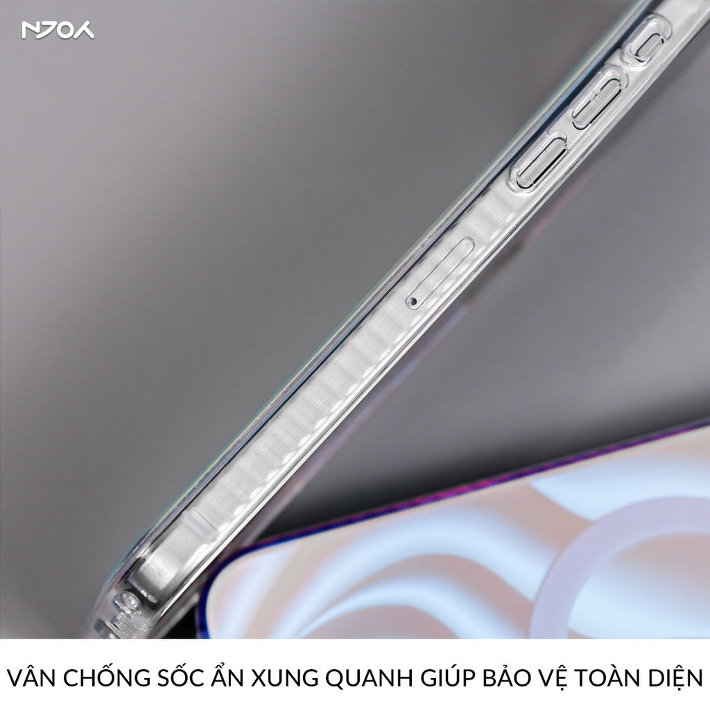 Ốp Magsafe Lưng Nhám Phản Quang Cho iPhone 16 Pro Max 15 14 13 12 11