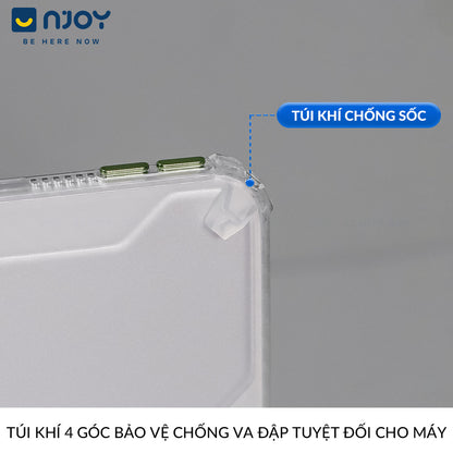 Ốp Trong Suốt Chống Sốc Kiêm Giá Đỡ Cho iPad Air 4 5 6 7 Pro M4 M2 M1 Gen 7 8 9 10 11 Mini 6 7
