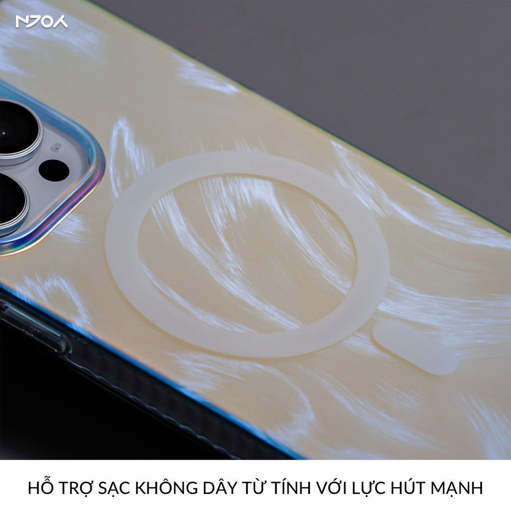 Ốp Magsafe Lưng Nhám Phản Quang Cho iPhone 16 Pro Max 15 14 13 12 11