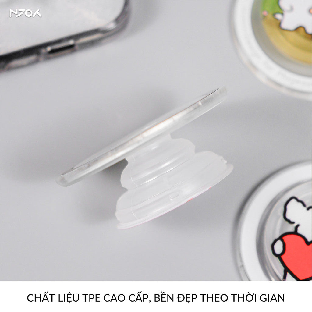Giá Đỡ Điện Thoại Popsocket In Hình Gấu Dễ Thương Hít Từ Tính Cho Điện Thoại iPhone Samsung Njoyshop
