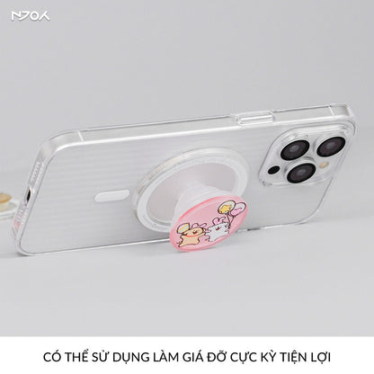 Giá Đỡ Điện Thoại Popsocket In Hình Gấu Dễ Thương Hít Từ Tính Cho Điện Thoại iPhone Samsung Njoyshop