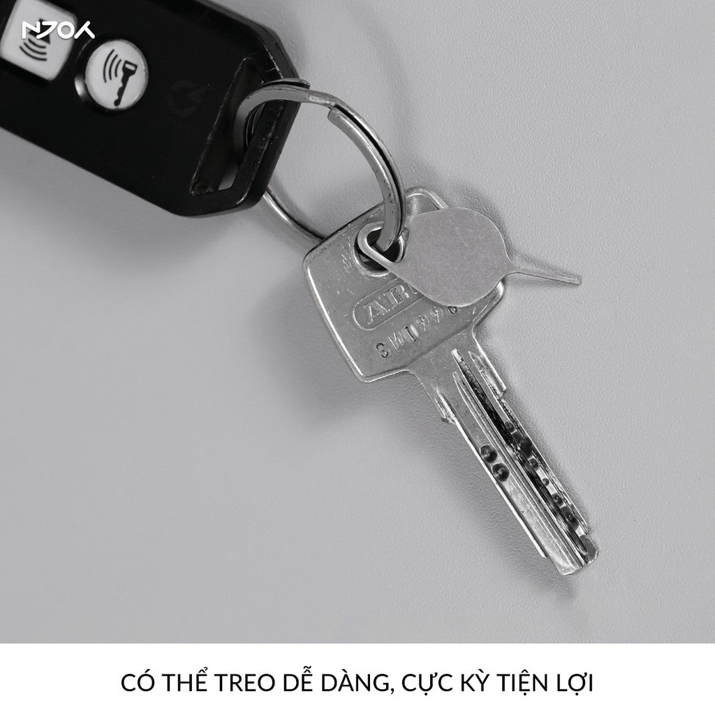 Que Chọc Sim Thép Không Gỉ Treo Móc Khóa Dành Cho Các Dòng Điện Thoại