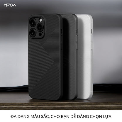 Ốp Nhám Sọc Siêu Mỏng Nexus Họa Tiết Hình Học Geomestry Cho iPhone 17 Pro Max 16 15 14 13 12