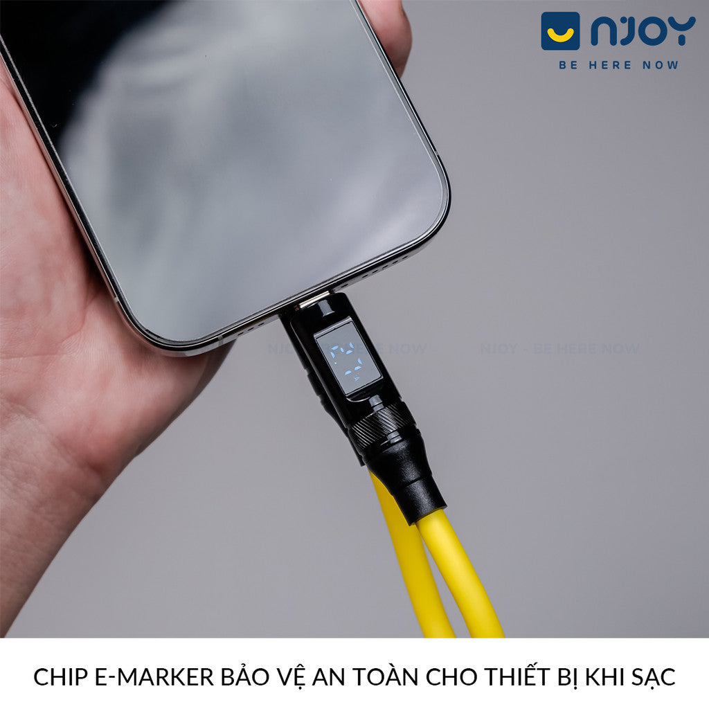 Cáp Sạc Nhanh 100W Type C To Type C Cho Điện Thoại iPhone Samsung Macbook Laptop iPad