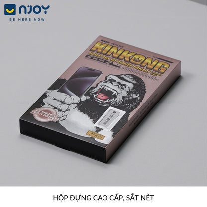 Kính Cường Lực Tự Dán Chống Trộm Chống Vân Tay Wekome 6D Cho Điện Thoại iPhone 17 Pro Max 16 15 14