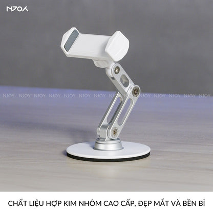 Giá Đỡ Để Bàn Boneruy Chất Liệu Nhôm Chắc Chắn Đế Chống Trượt Cho Điện Thoại iPhone Samsung Oppo